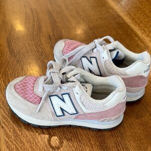 New Balance Kids' Sneakers in Pink and White
